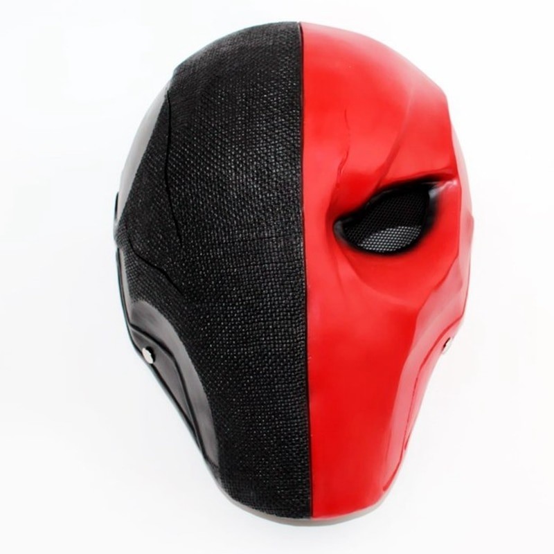 Deathstroke - elmetto in resina - maschera a pieno facciale - Halloween / mascherata