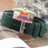 Trendy wooden watch - colorful triangle shaped - leather strapWatches