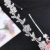 Diadème luxueux - serre-tête en cristal - fleurs / feuilles