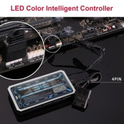 Ventola di raffreddamento - scatola di controllo - con controller RGB - 4-6 pin
