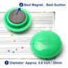Bottoni magnetici colorati - porta carta/lavagna - spille - magneti frigo - 20mm - 10 pezzi