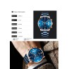 CRRJU - lussuoso orologio blu - Quarzo - acciaio inossidabile - impermeabile
