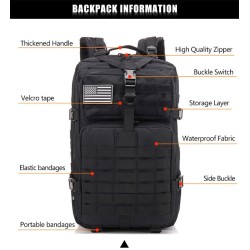 Trendy sports backpack - large capacity - waterproof - mountaineering - hiking - campingBackpacks