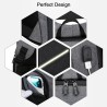 Sac à dos à la mode - sac pour ordinateur portable 15,6 pouces - port de chargement USB - étanche