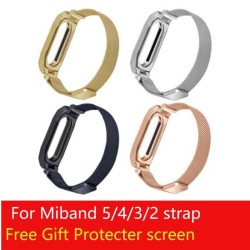 Metal mesh strap - bracelet - for Xiaomi Mi Band 2 / 3 / 4 / 5-6Smart-Wear