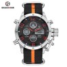 Golden Hour - orologio sportivo militare al quarzo - analogico - display LED digitale