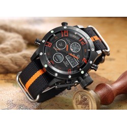 Golden Hour - orologio sportivo militare al quarzo - analogico - display LED digitale