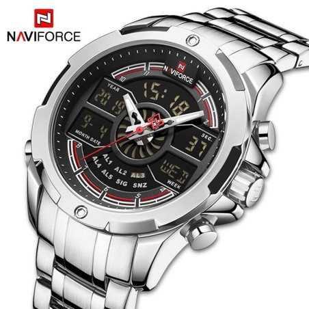 NAVIFORCE - montre à quartz de luxe - analogique - numérique - étanche