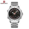NAVIFORCE - lussuoso orologio al quarzo - analogico - digitale - impermeabile