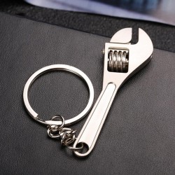 Mini chiave inglese regolabile in metallo - portachiavi