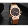 Orologio sportivo classico - automatico - cinturino in pelle/caucciù