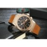 Orologio sportivo classico - automatico - cinturino in pelle/caucciù