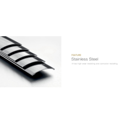 SINOBI - montre à quartz de sport classique - cadran lumineux - acier inoxydable