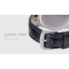 SINOBI - elegant multifunction quartz watch - chronograph - leather strapWatches
