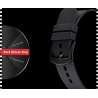 SINOBI - orologio al quarzo alla moda - cinturino in silicone - filo metallico