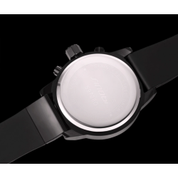SINOBI - orologio al quarzo alla moda - cinturino in silicone - filo metallico