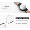 SINOBI - montre à quartz élégante - bracelet en cuir - design visage souriant