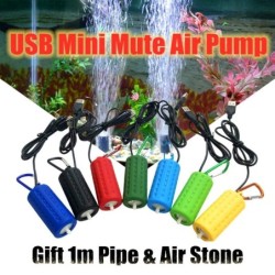 Mini pompa acqua - pompa aria ossigeno - USB - silenziosa - risparmio energetico - per acquario - fontane