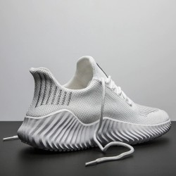 Scarpe da corsa sportive - sneakers stringate - mesh traspirante - leggere