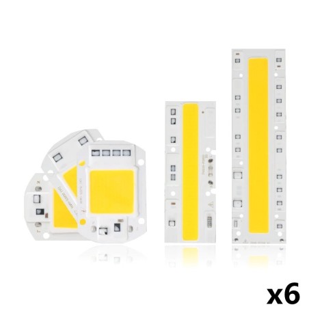 COB LED chip - smart IC - 220V 240V - 10W - 20W - 30W - 50W - 70W - 100W 150W - 6 piecesLED chips
