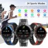 Montre intelligente de luxe - tactile complet - tracker de sport / fitness - fréquence cardiaque - étanche - IOS - Android