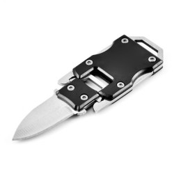 Petit couteau de poche - détachable - pliable - acier inoxydable - avec lanière