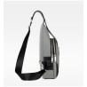 Sac de poitrine / bandoulière luxueux - sac à dos - port de chargement USB - étanche - unisexe