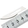 Lame chirurgicale - scalpel - lame de couteau remplaçable - acier inoxydable - numéro 24