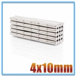 N35 - magnete al neodimio - cilindro forte - 4mm * 10mm - 20 - 500 pezzi