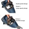Sac à dos multifonction - sac à bandoulière / poitrine - port de chargement USB - trou pour écouteurs - étanche