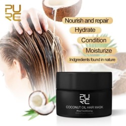 Coconut oil hair mask - repair - restore damaged hair - 50 mlHair