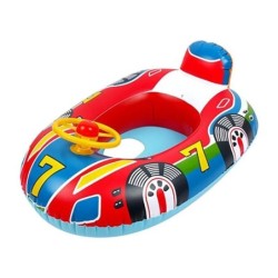 Seggiolino galleggiante gonfiabile - giocattolo per il nuoto - a forma di macchinina