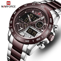 NAVIFORCE - orologio al quarzo di lusso - acciaio inossidabile - impermeabile