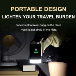 Luce da campeggio multifunzionale - lampada impermeabile - lanterna - con telecomando - LED - USB - ricaricabile