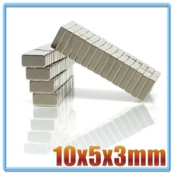 N35 - magnete al neodimio - blocco cubo - 10mm * 5mm * 3 mm - 20 - 500 pezzi