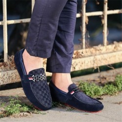 Mocassini da uomo alla moda - scarpe scamosciate poco profonde