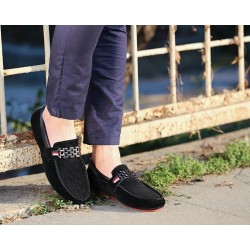 Mocassini da uomo alla moda - scarpe scamosciate poco profonde