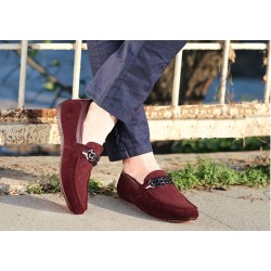 Mocassini da uomo alla moda - scarpe scamosciate poco profonde