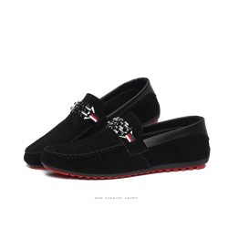Mocassini da uomo alla moda - scarpe scamosciate poco profonde