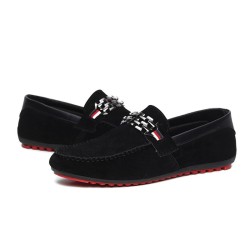Mocassini da uomo alla moda - scarpe scamosciate poco profonde