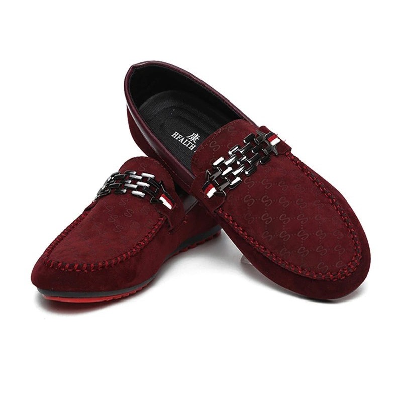 Mocassini da uomo alla moda - scarpe scamosciate poco profonde