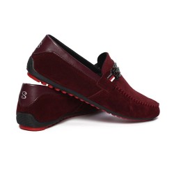 Mocassini da uomo alla moda - scarpe scamosciate poco profonde