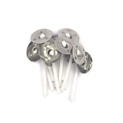 Mèches de bougies en coton - pré-cirées - pour la fabrication de bougies - 100 pièces