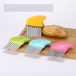 Tagliapatate - patatine fritte - macchina per patatine fritte - coltello ondulato - acciaio inox