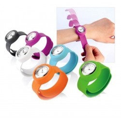 Montre en silicone pour enfants - bracelet à enfiler