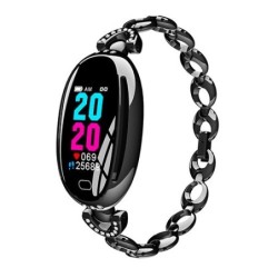 Smart Watch H8 - cinturino scavato con diamanti - cardiofrequenzimetro - fitness tracker - impermeabile - Android - Bluetooth