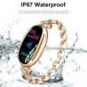 H8 Smart Watch - bracelet évidé avec diamants - moniteur de fréquence cardiaque - tracker de fitness - étanche - Android - Bluet