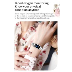 Montre intelligente H8 Pro - tactile complet - fréquence cardiaque - tension artérielle - tracker de fitness - étanche