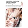 Montre intelligente H8 Pro - tactile complet - fréquence cardiaque - tension artérielle - tracker de fitness - étanche