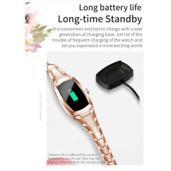 Montre intelligente H8 Pro - tactile complet - fréquence cardiaque - tension artérielle - tracker de fitness - étanche